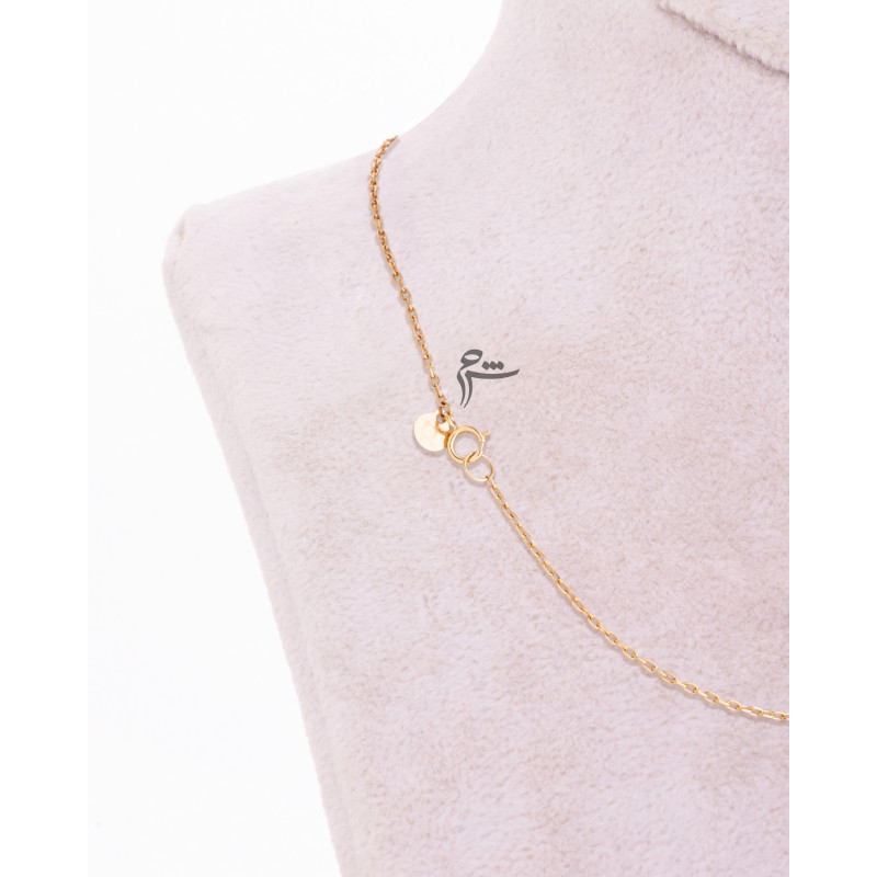 گردنبند طلا طرح آویز پلاس - گالری طلا شیدا مجد