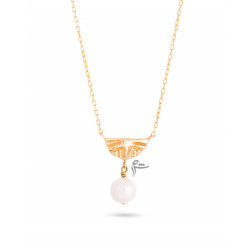 گردنبند طلا طرح مهتاب-گالری طلا شیدا مجد