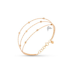 دستبند طلا طرح بنگل آلبرتا-گالری طلای شیدا مجد