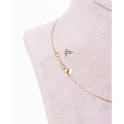 گردنبند طلا طرح طوق دم وال-گالری طلا شیدا مجد