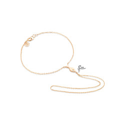 دستبند طلا طرح تمیمه ماهی-گالری طلای شیدا مجد