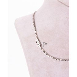 گردنبند طلا طرح برگ تراش-گالری طلای شیدا مجد