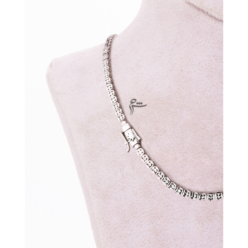 گردنبند طلا طرح دایره تراش-گالری طلای شیدا مجد