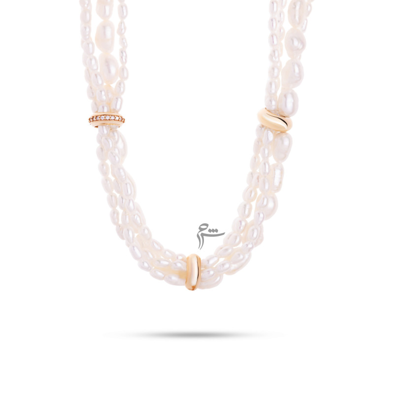 گردنبند طلا طرح طلوع ساده