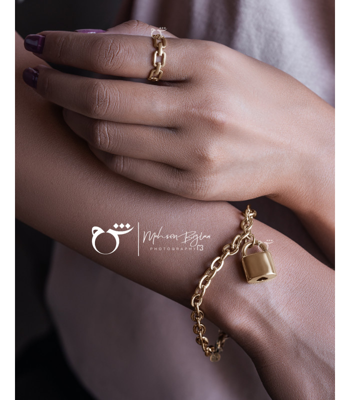 قیمت و خرید انگشتر هرمس طلا زنانه - گالری طلا شیدا مجد