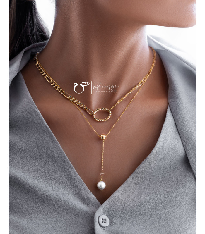 گردنبند گوی و مروارید