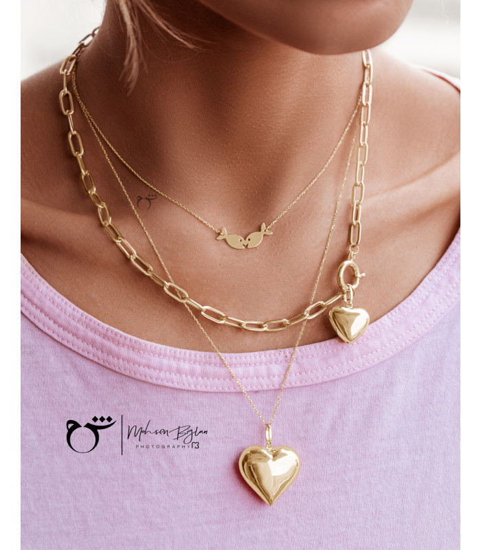 گردنبند دو ماهی