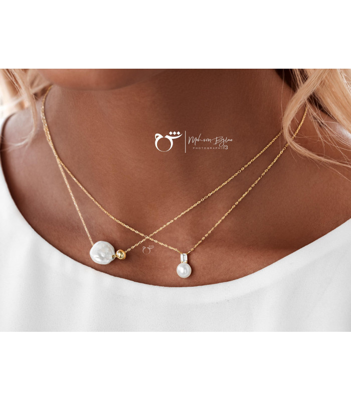 گردنبند گوی و باروک - گالری شیدا مجد