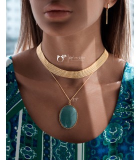 گردنبند چوکر پونتو پلاس-گالری شیدا مجد