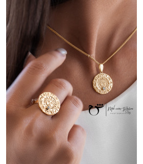 آویز خورشید مهر-گالری شیدا مجد