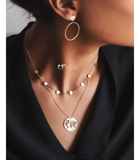 گردنبند چوکر پولک-گالری شیدا مجد