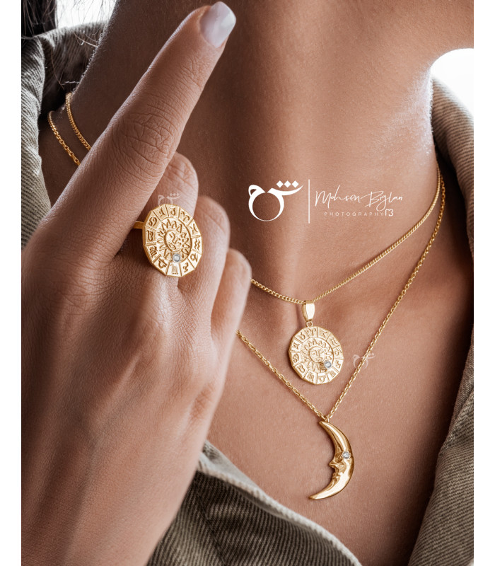 آویز خورشید آبان-گالری شیدا مجد