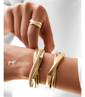 انگشتر ضربدری ایتالیایی-گالری شیدا مجد