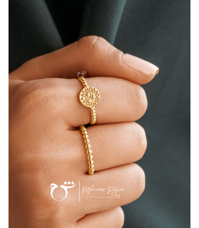 انگشتر گوارسه ریز-گالری شیدا مجد