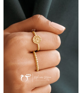 انگشتر گوارسه و خورشید - گالری شیدا مجد