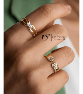 انگشتر دوبل مارکیز - گالری شیدا مجد