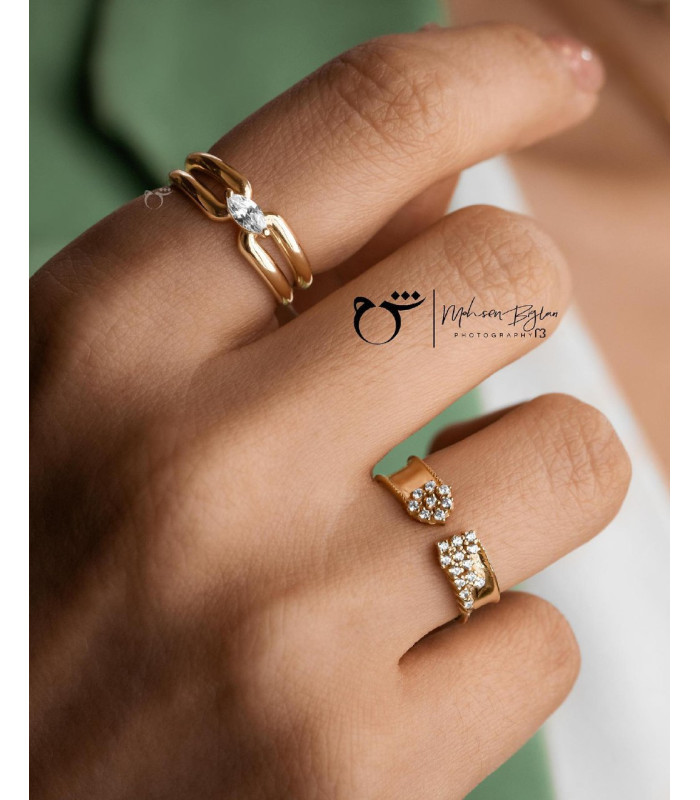 انگشتر دوبل مارکیز - گالری شیدا مجد