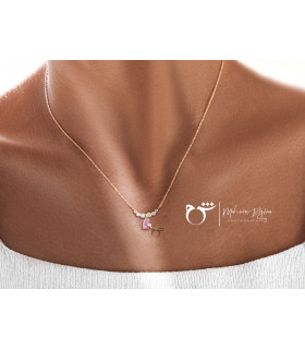 گردنبند ارمغان رز کوارتز-گالری شیدا مجد