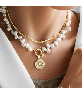 گردنبند قفل مدبر البرنارد و باروک - گاری شیدا مجد