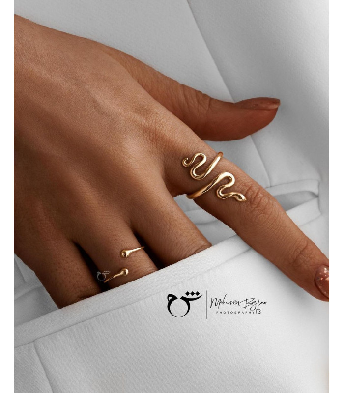 انگشتر ویرگول - گالری شیدا مجد