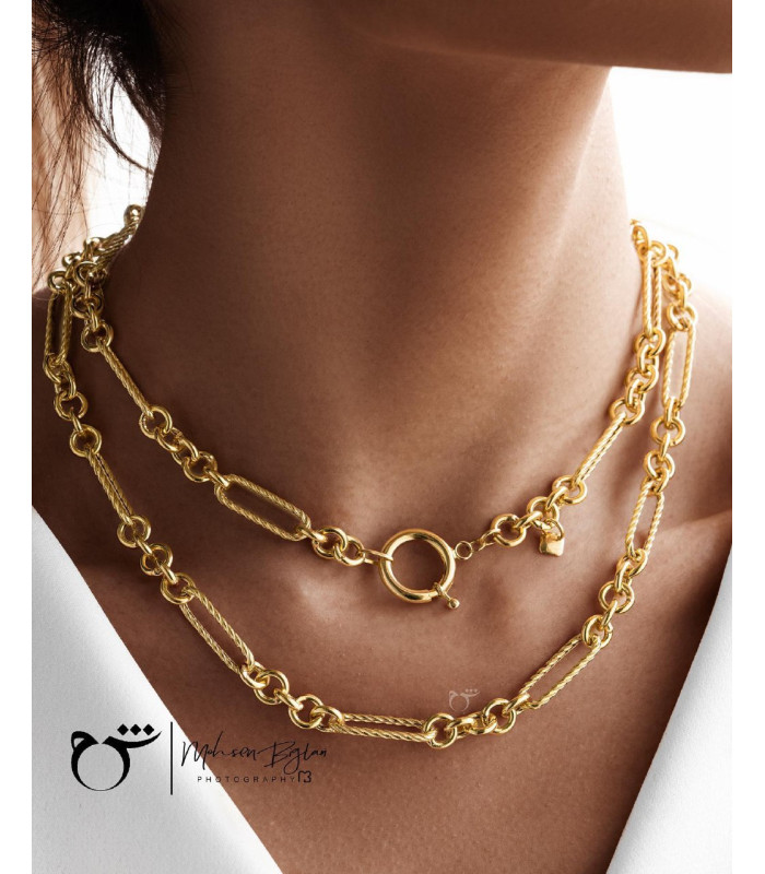 گردنبند اووال یورمن-گالری شیدا مجد