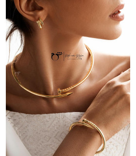 گوشواره کارتیه میخ-گالری شیدا مجد