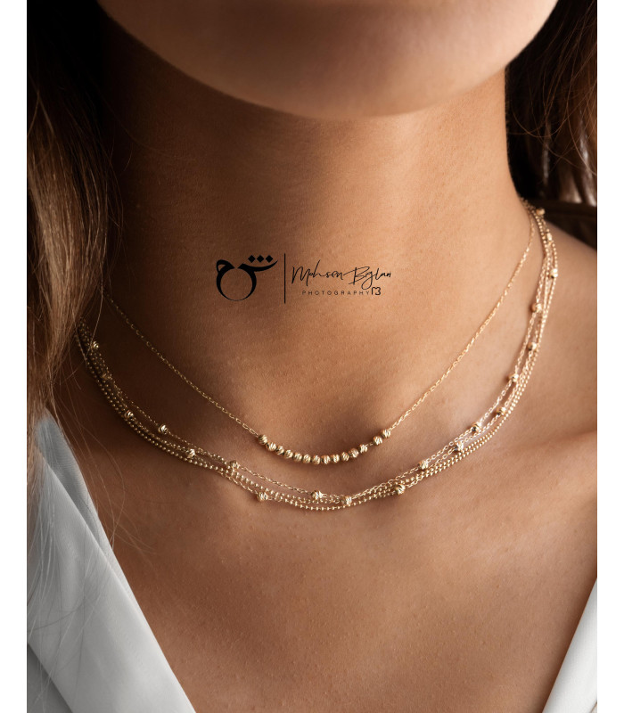 گردنبند البرنارد هلالی - گالری شیدا مجد